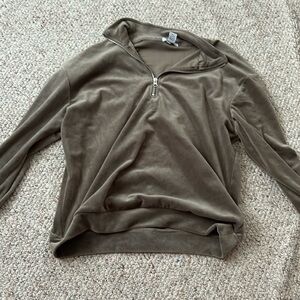 Grayish-green Better / Together quarter zip